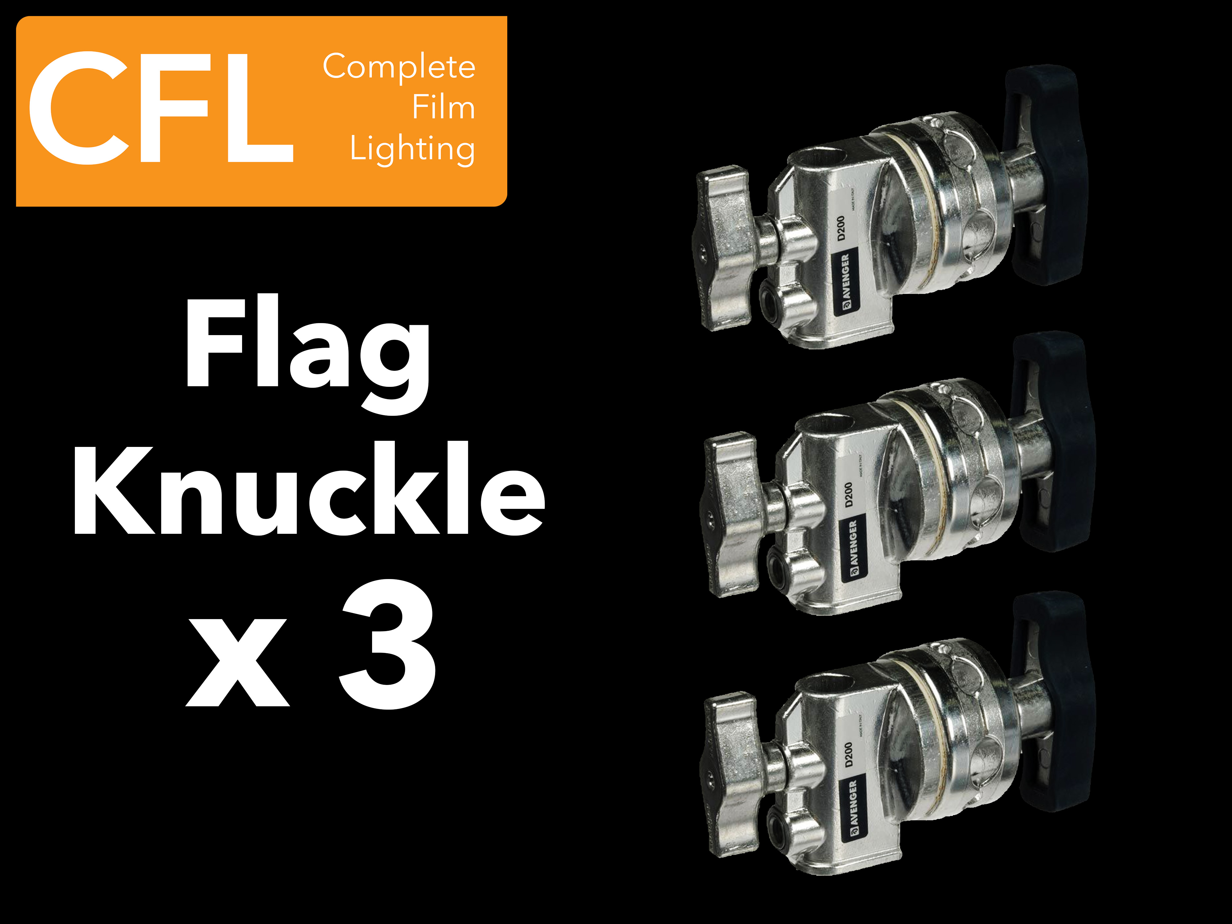 Flag knuckle x 3