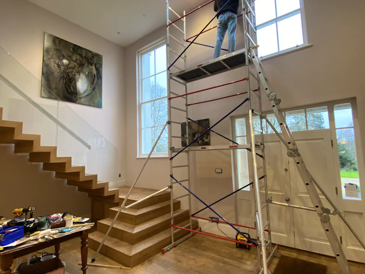 6m twin platform tower scaffolding