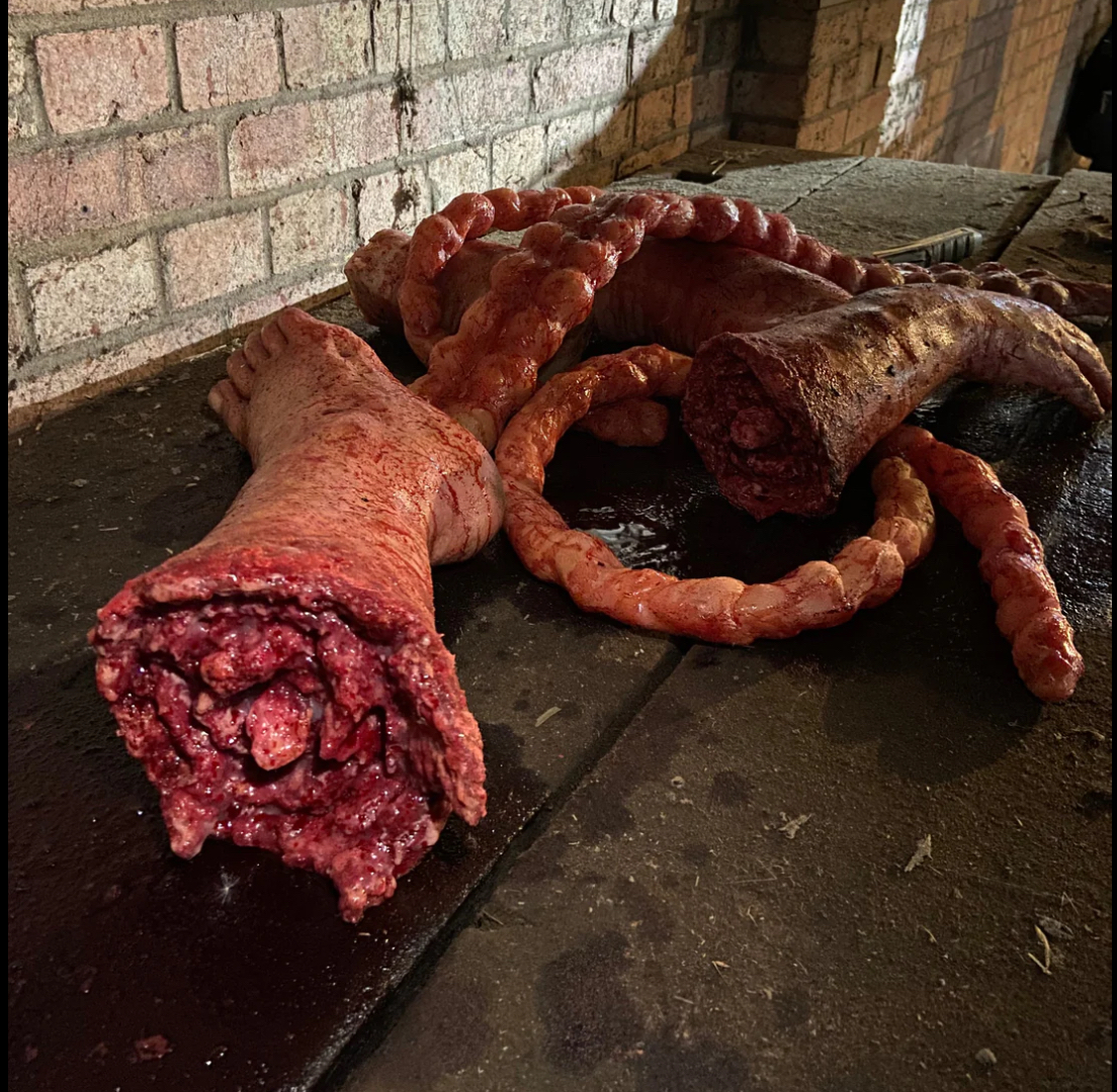 Realistice silicone large intestines - perfect for film & display