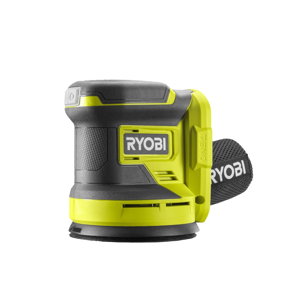 Ryobi eksentersliper rros18-0– komplett med batteri og lader