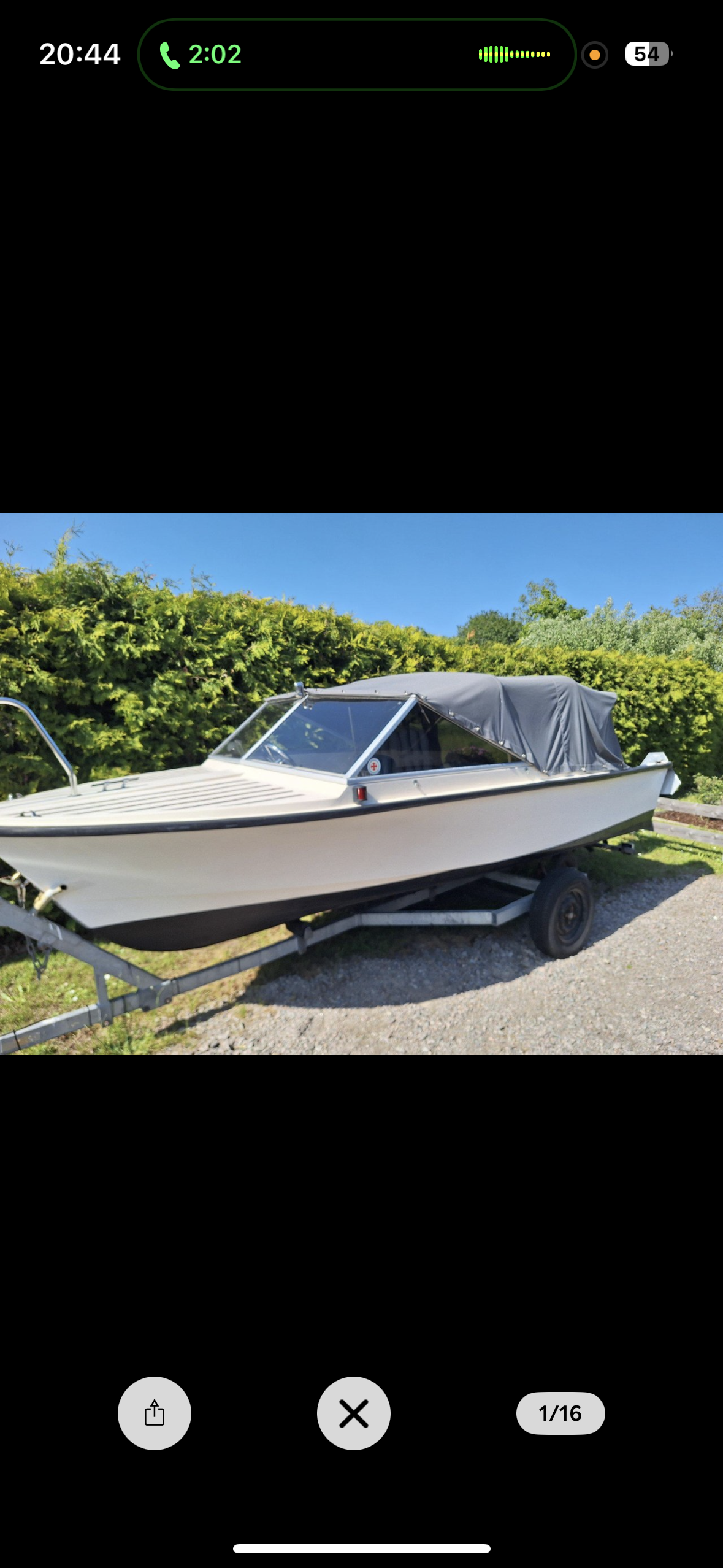 85hk motorbåt - 2st sovplatser