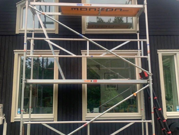 Byggställning stabil i aluminium