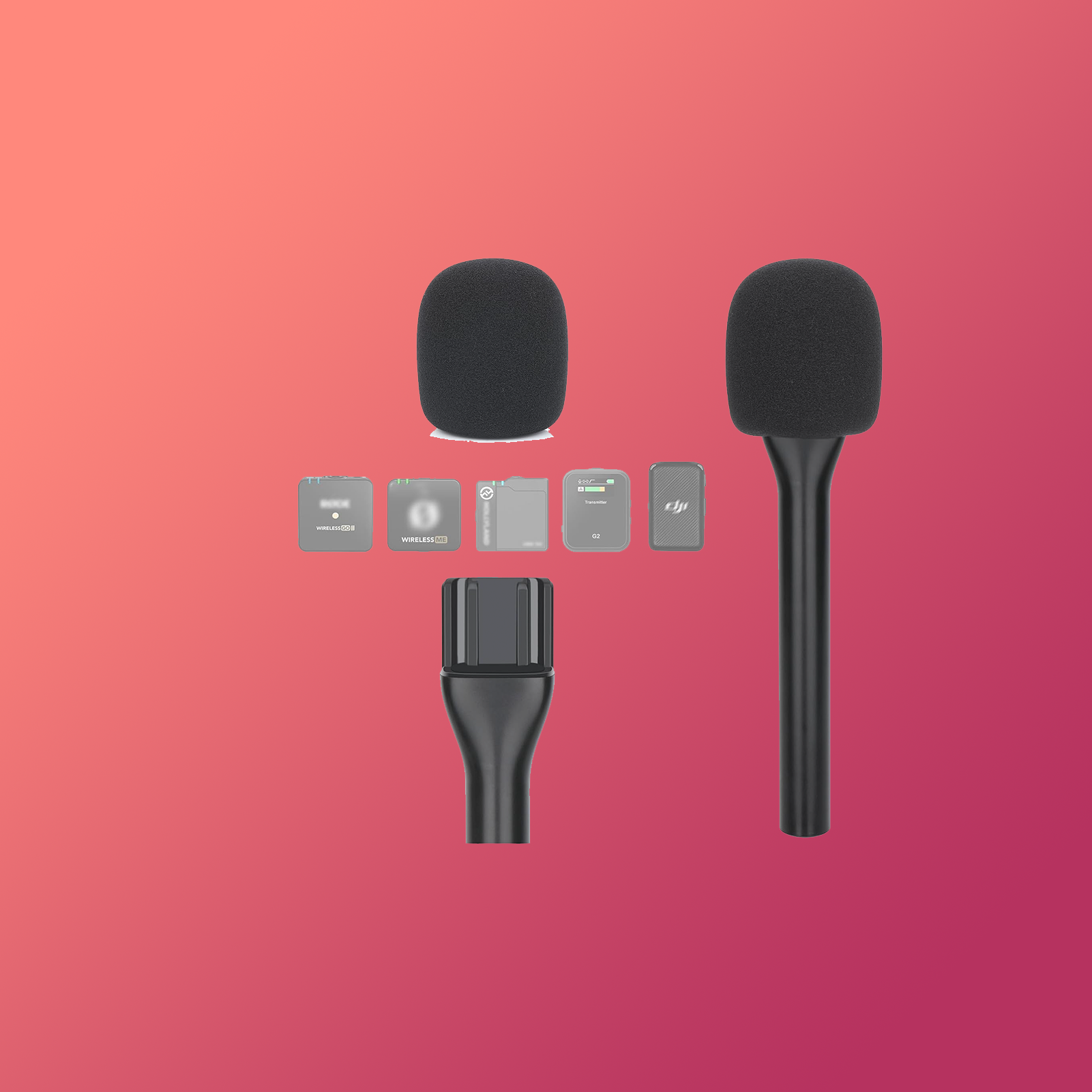  hand held microphone adapter multi mic use