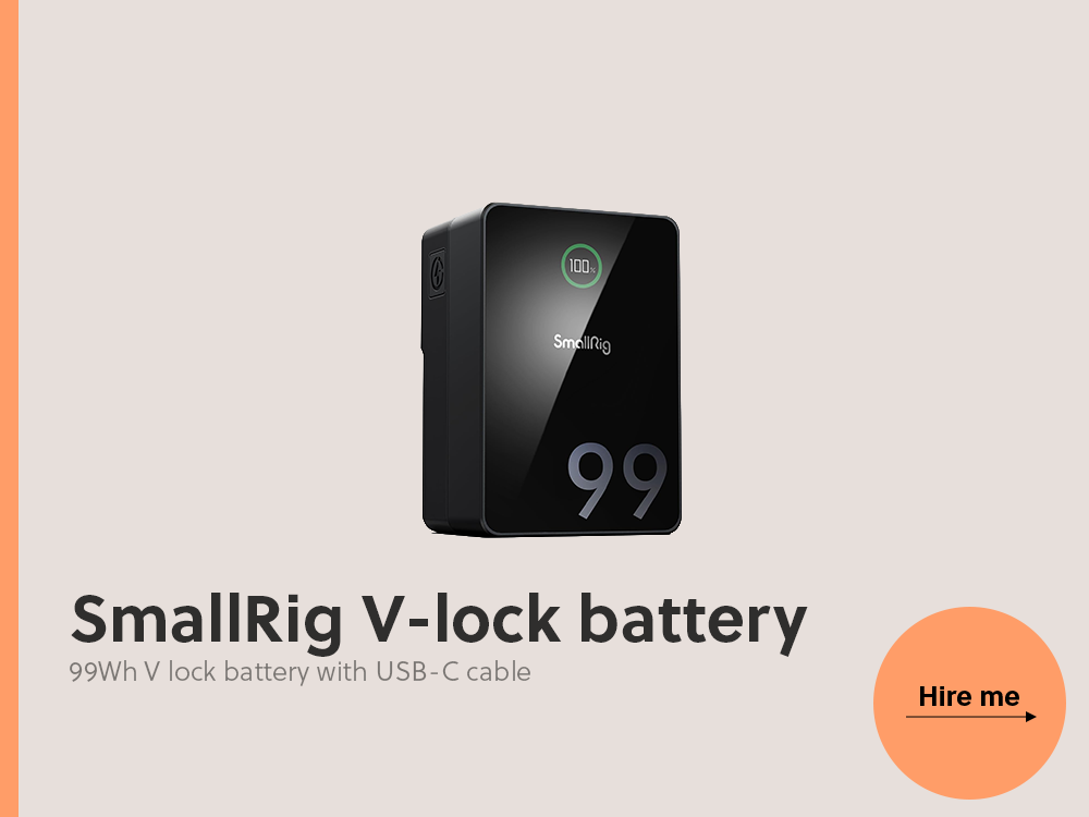 Smallrig v-lock battery