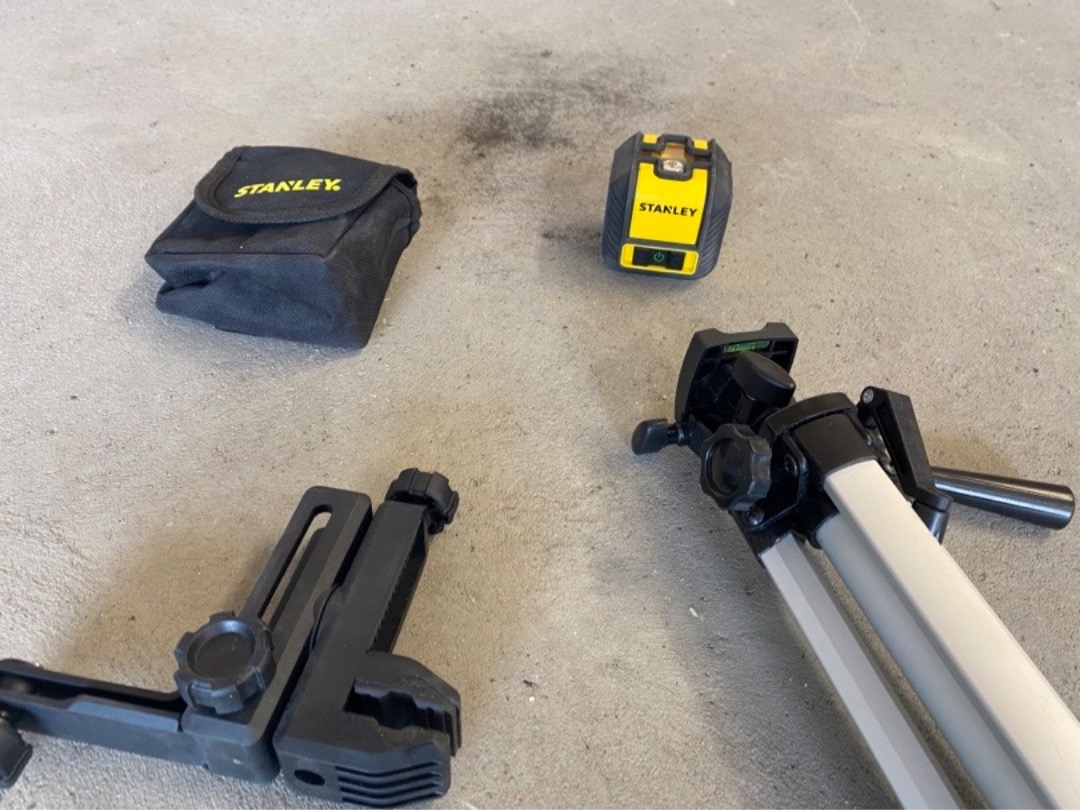 Stanley krysslaser m/ stativ 