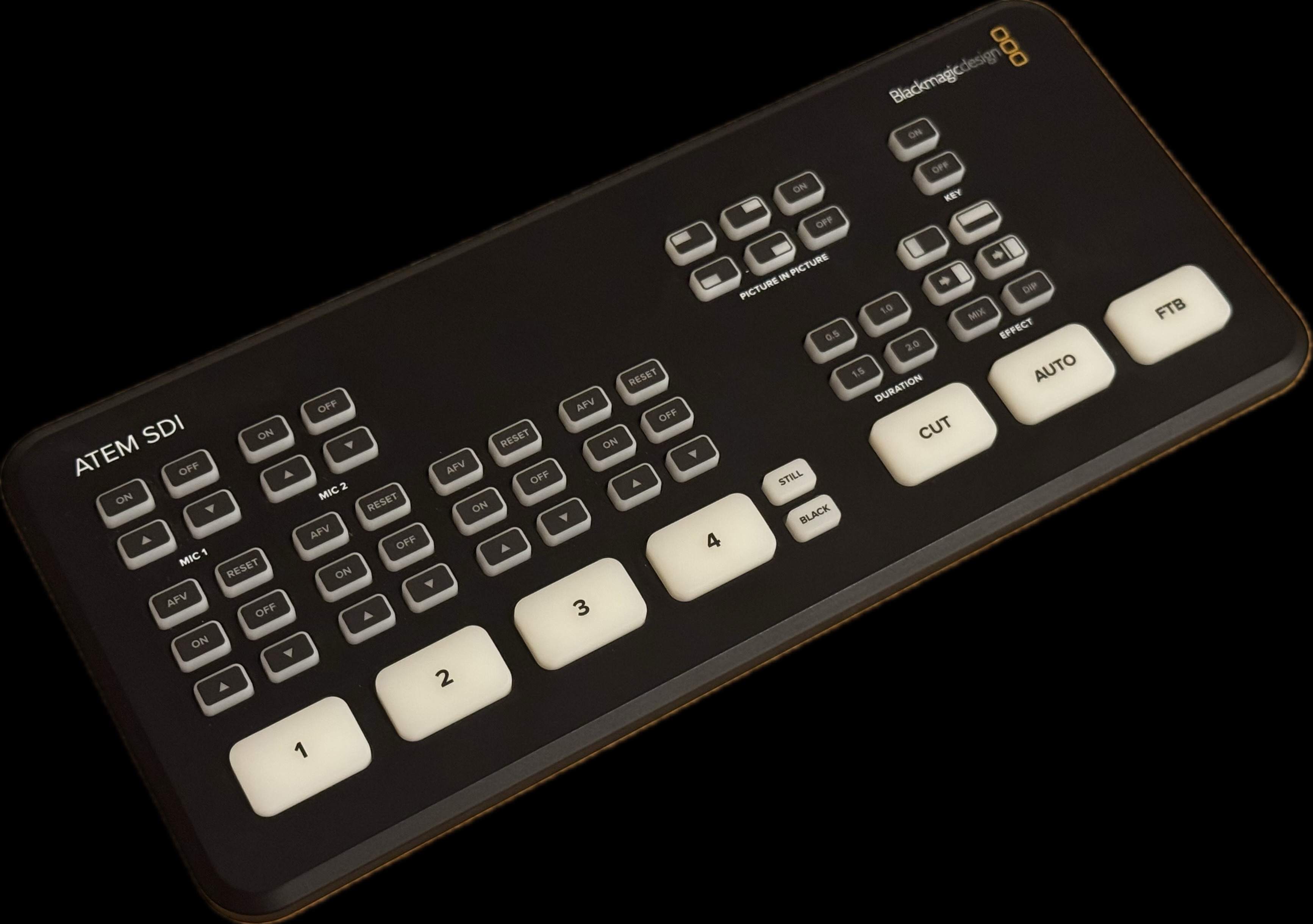 Black magic atem sdi video mixer switcher