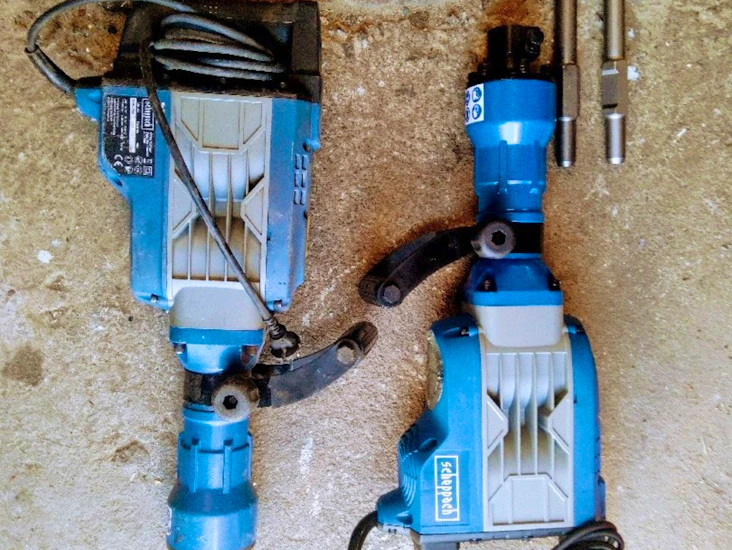 2 st kraftfulla bilningsmaskiner