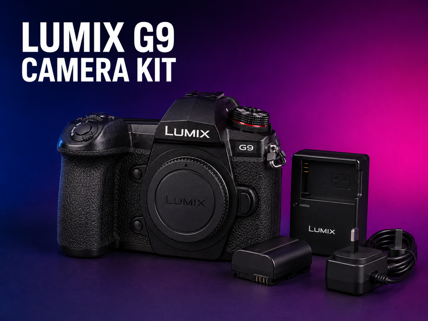Panasonic lumix g9 4k mirrorless camera body kit