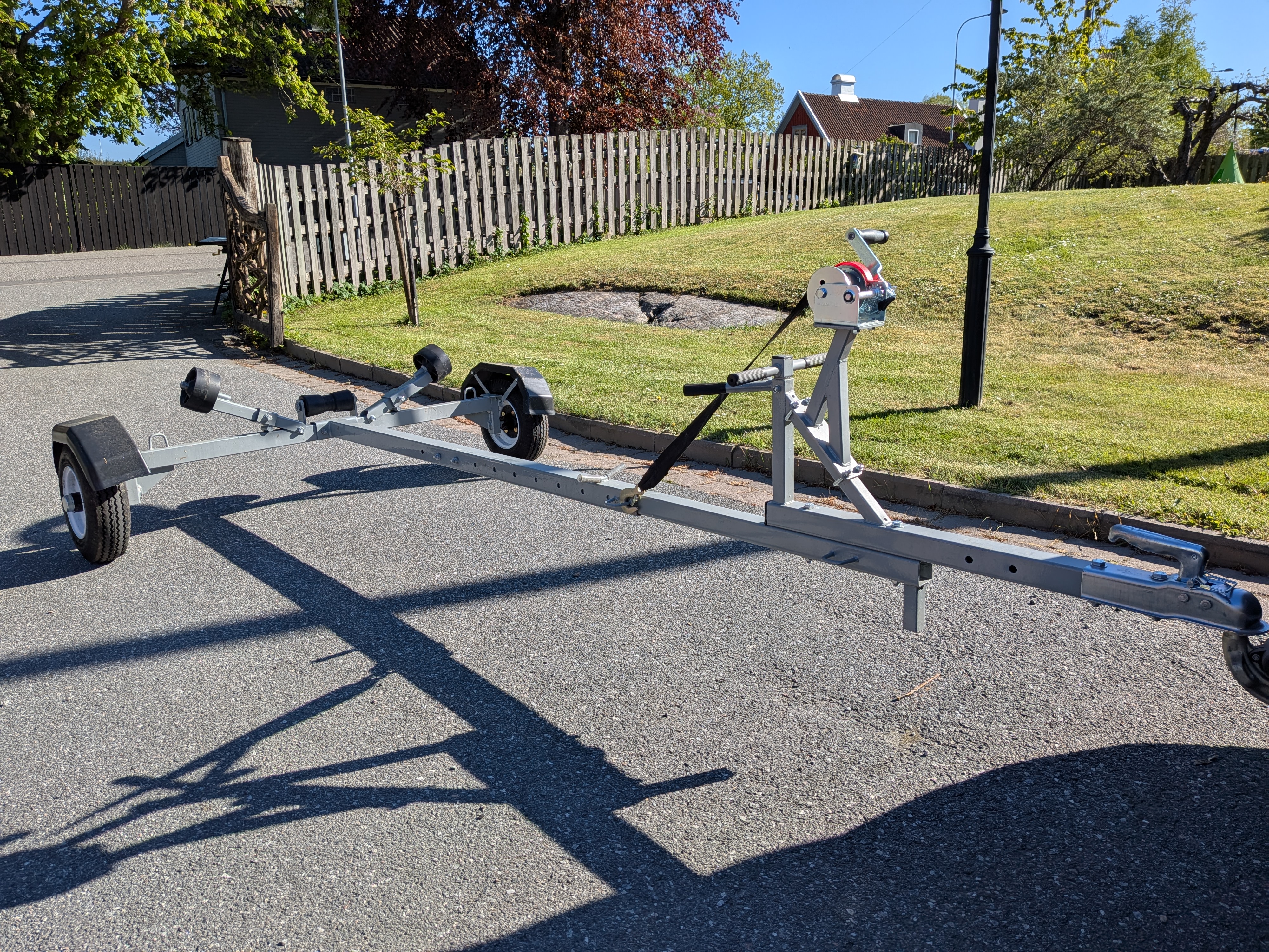 Enkel båtvagn, 275 kilo max