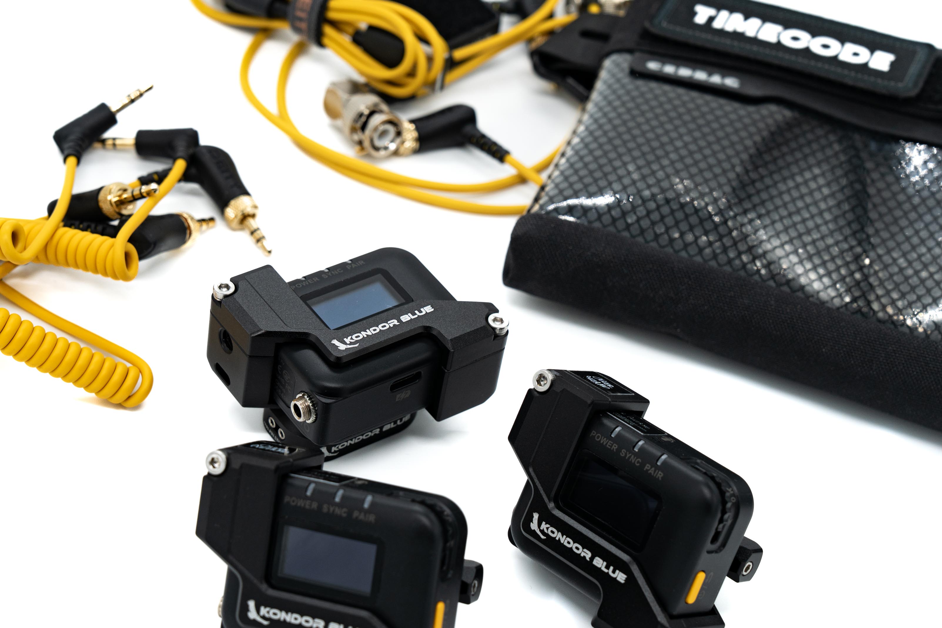 3x deity tc-1 timecode / tidskod box kit + kablar / tillbehör
