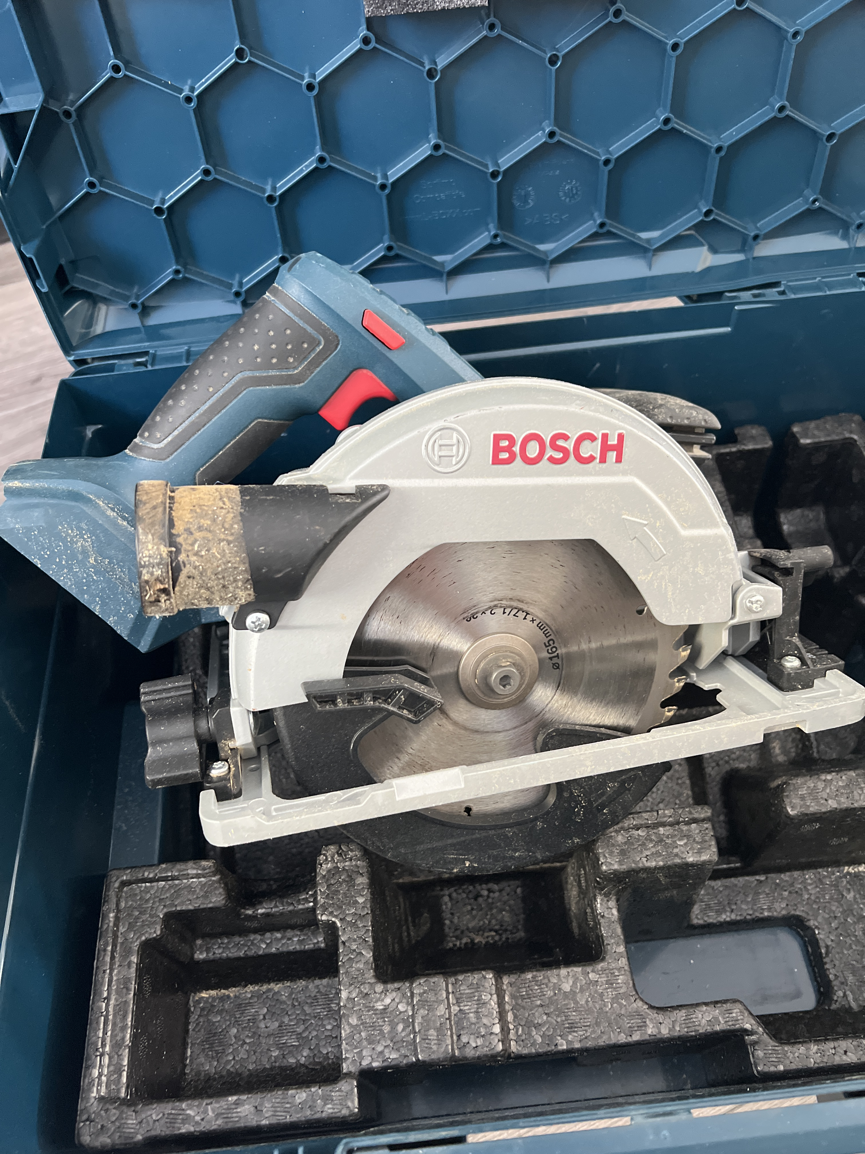 Bosch sirkelsag med skinne