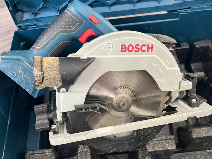 Bosch sirkelsag med skinne