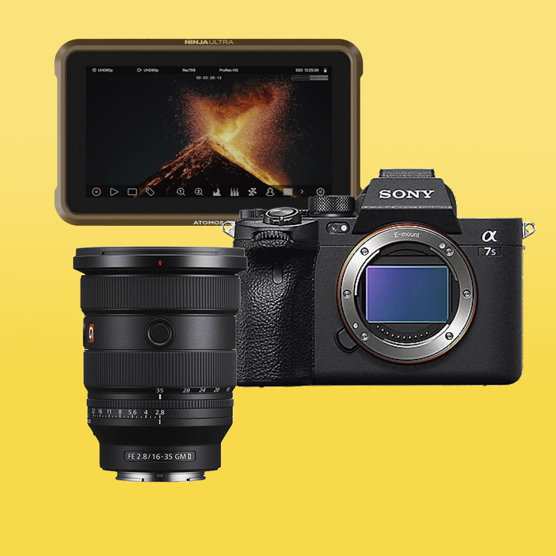 Sony a7siii (a7s3) + atomos ninja ultra + sony 16-35mm mk2 f2.8