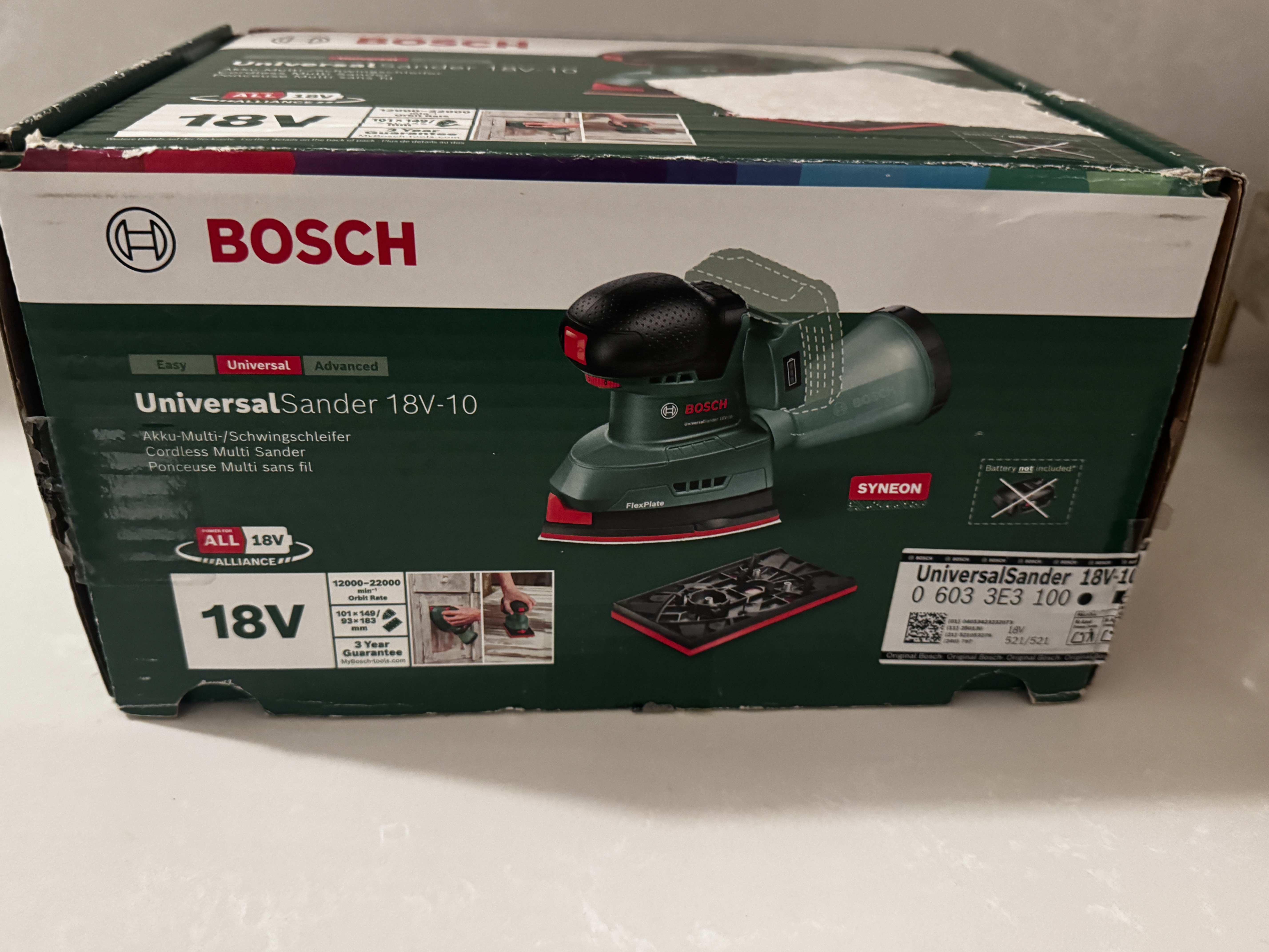 Bosch universalsander slipemaskin