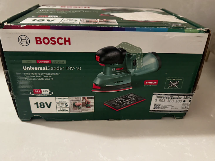 Bosch universalsander slipemaskin