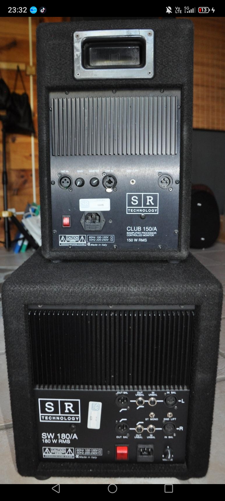 Pa-anlegg til leie - 2 aktive høyttalere + subwoofer | perfekt til fest