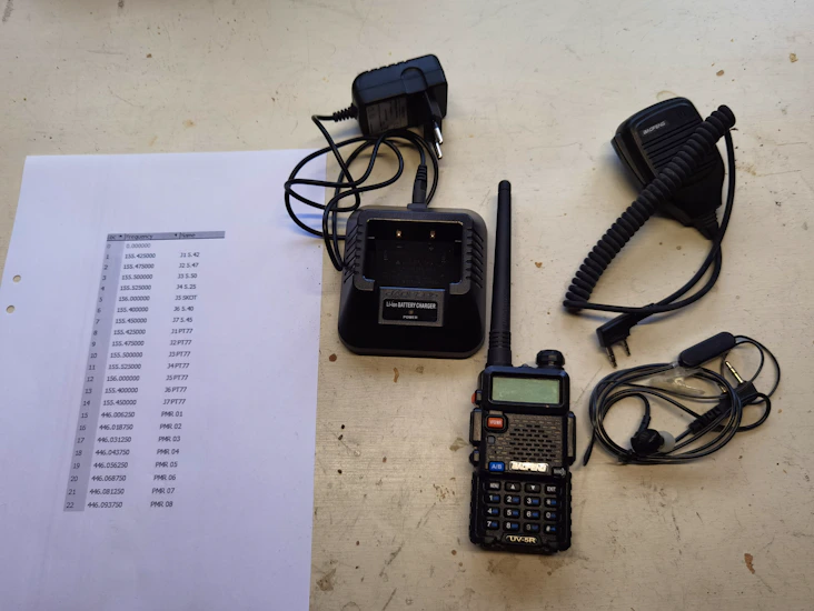 Komradio/jaktradio 155 och 433/446