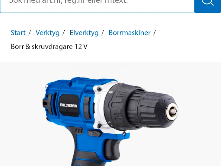 Borr & skruvdragare 12 v