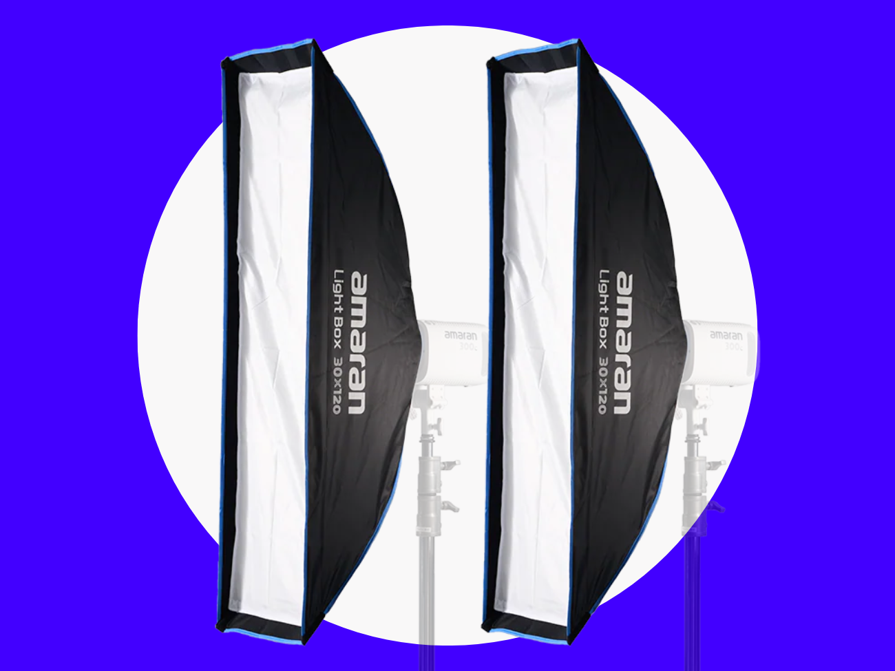 Amaran light box 30x120 x 2 – rectangular softboxes
