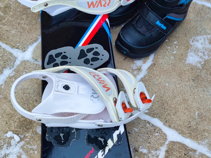 Snowboard 110cm, set