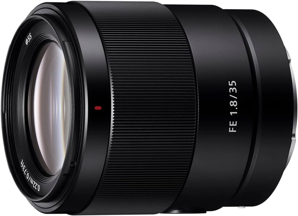 35mm prime lens with fast f1.8 aperture