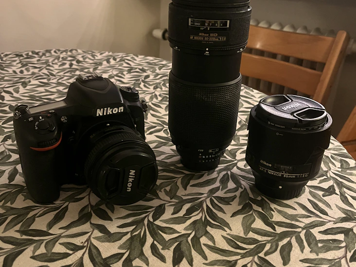Nikon d750 med 3 objektiv