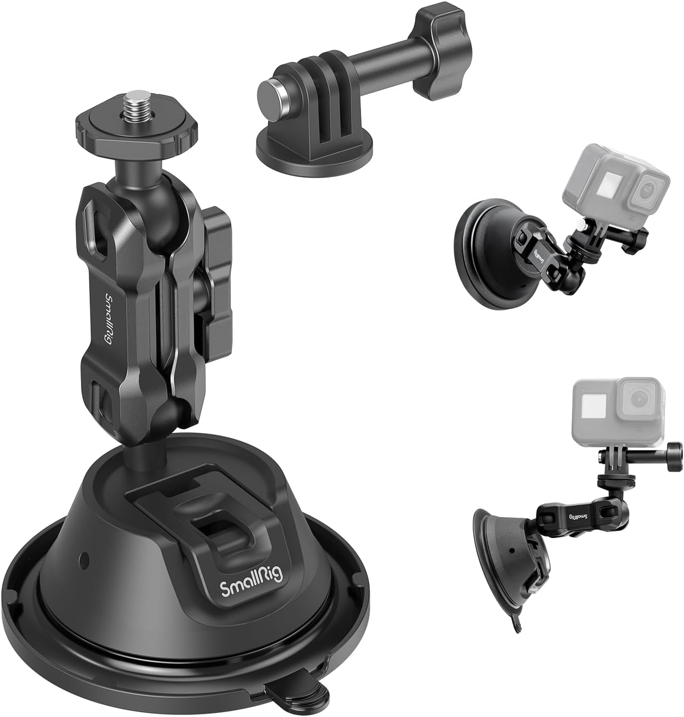 Smallrig suction mount for action camera/phone/small cameras, for gopro -