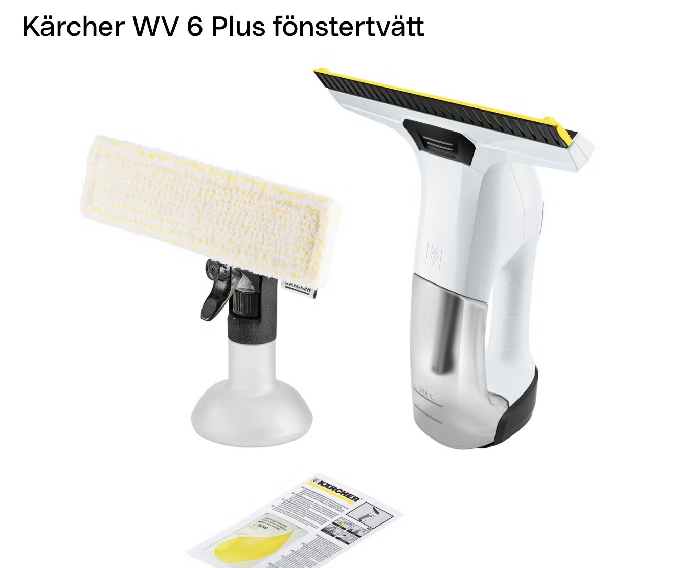 Kärcher wv 6 plus fönstertvätt