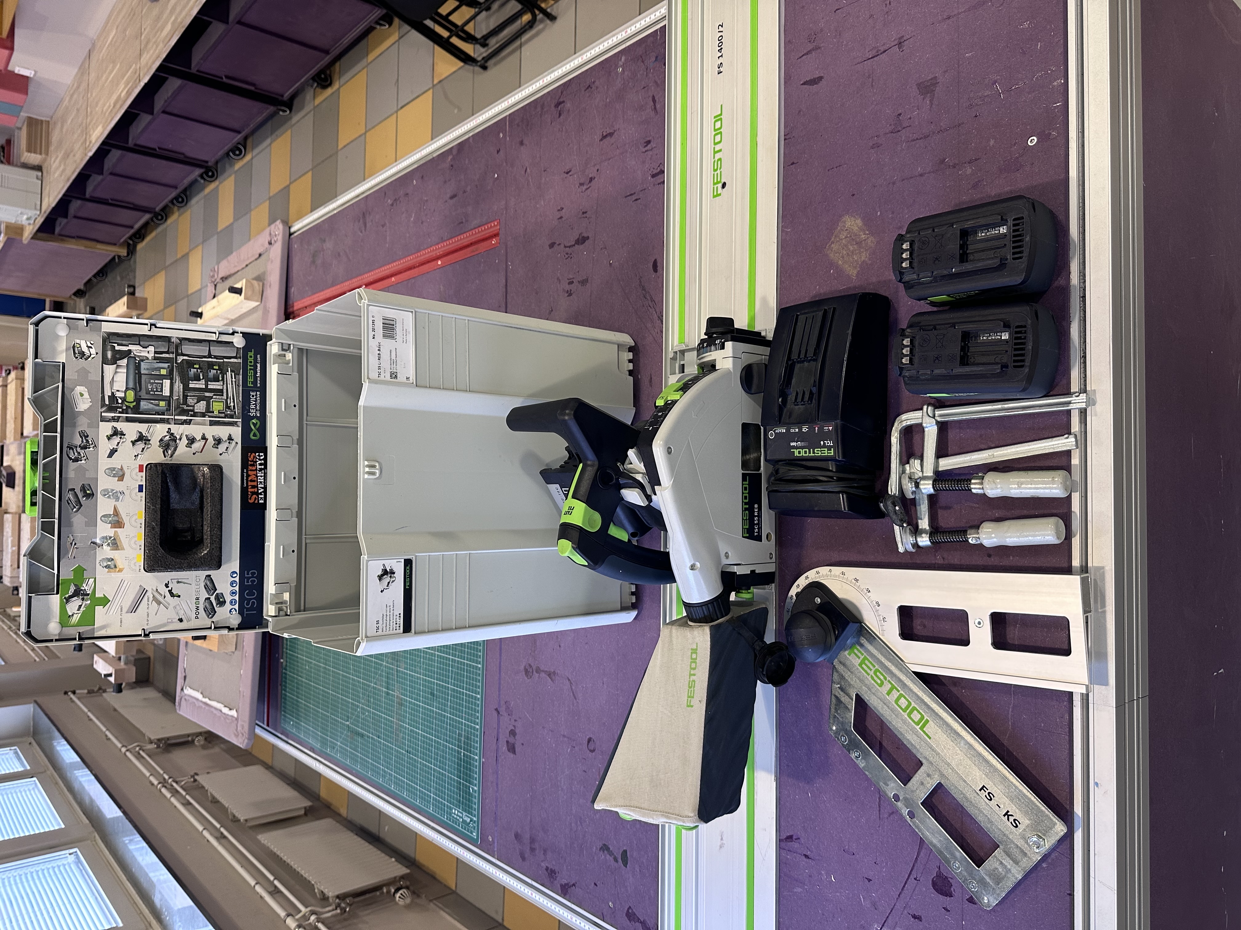 Festool sänksåg 18 v tsc 55 5,0 kebi-plus/xl-fs