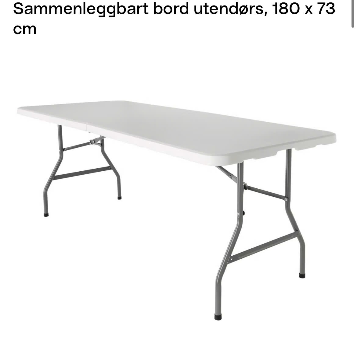 Hvite klappbord