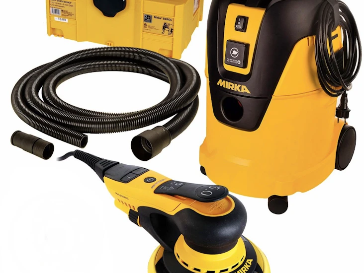 Mirka deros ii slipemaskin m/støvsuger