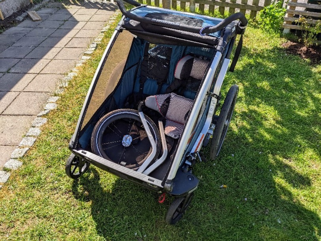 Thule chariot cross 2 - cykel- och löparvagn