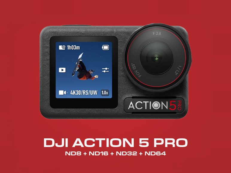 Dji action 5 pro + nd filters + accessories