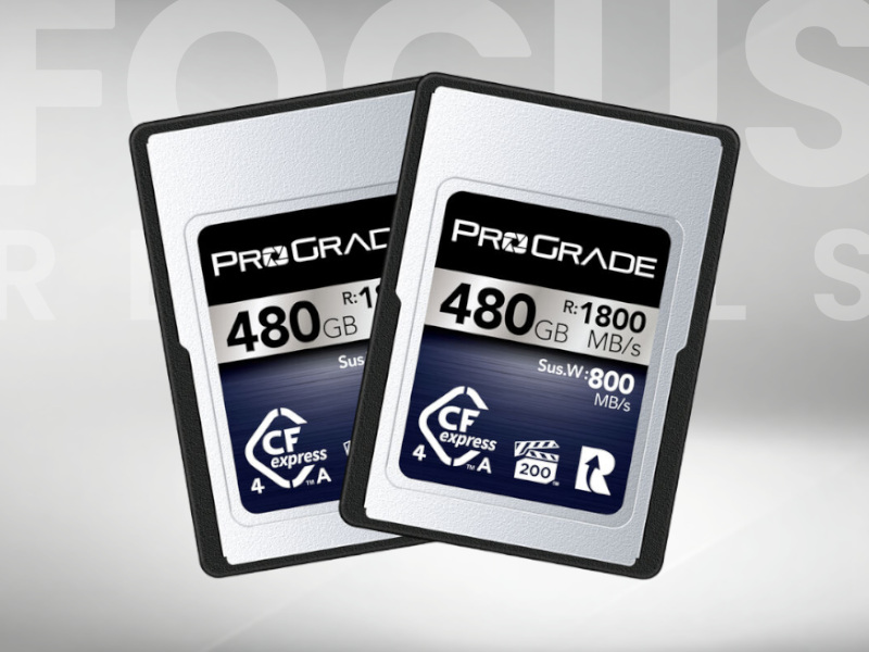 Ⓐ 2 x prograde 480gb cfexpress type a card