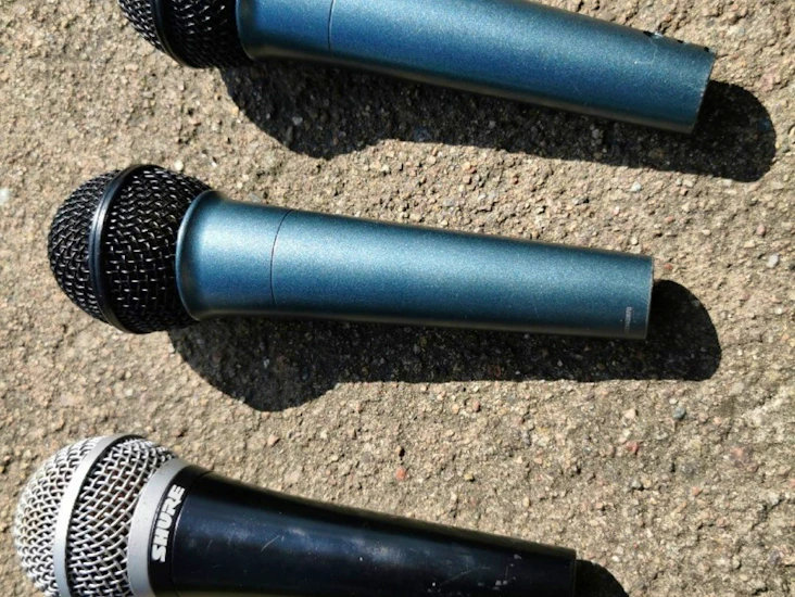 Mikrofon + stativ paket
