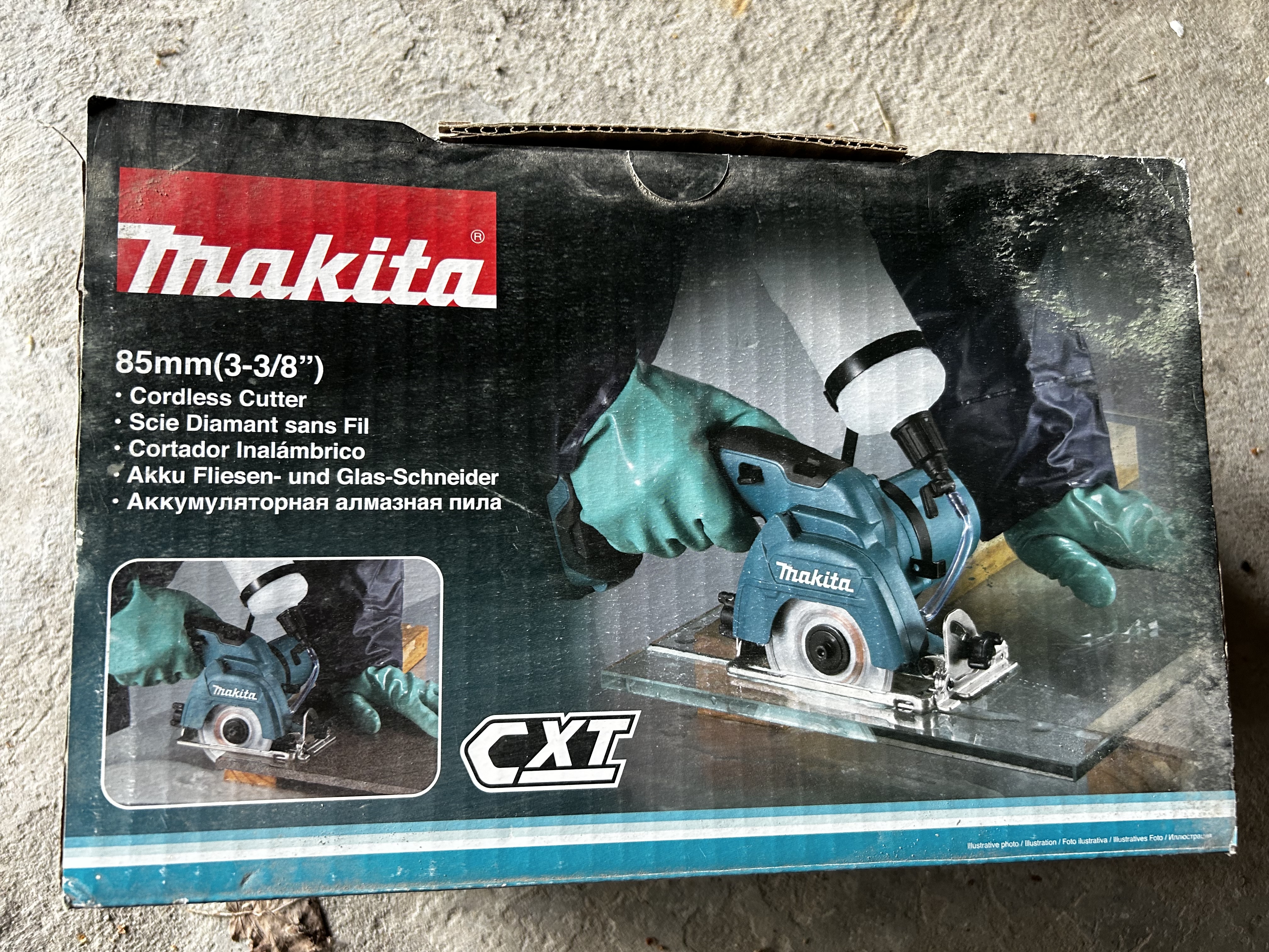 Makita glass/fliskutter