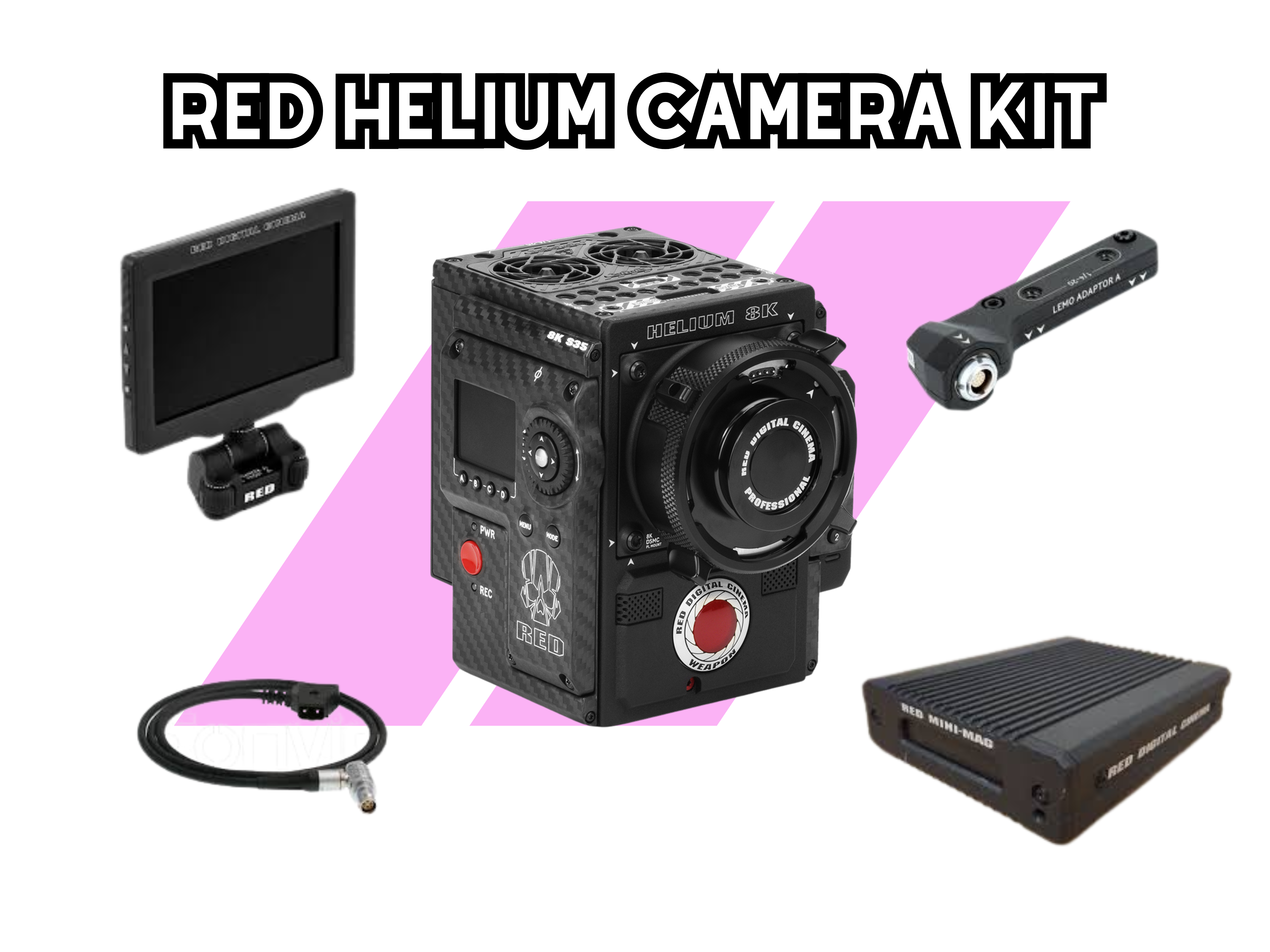 Red helium 8k camera