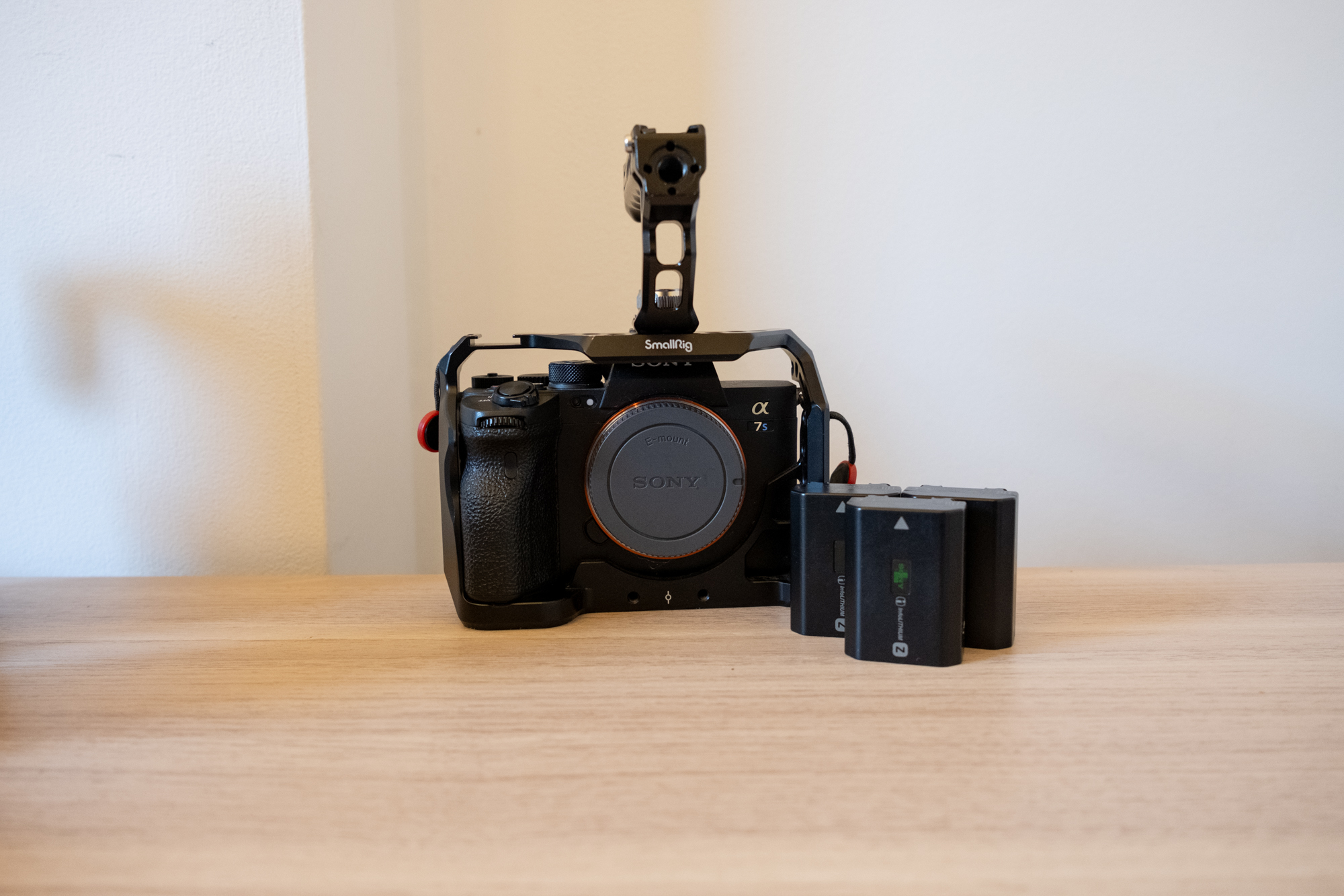Sony a7s3 (a7s 3, a7siii, a7s iii) with smallrig cage & accessories