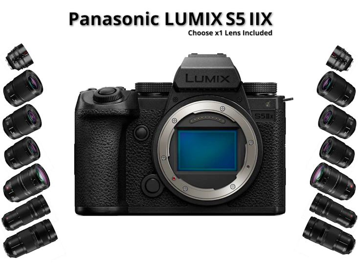 Panasonic lumix s5 ii x + one lens