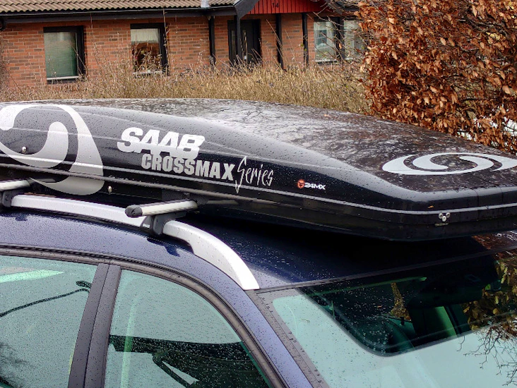 Saab crossmax med takräcke