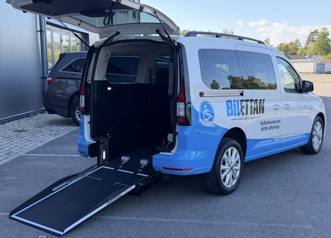 Rullstol anpassad bil vw caddy maxi 2026