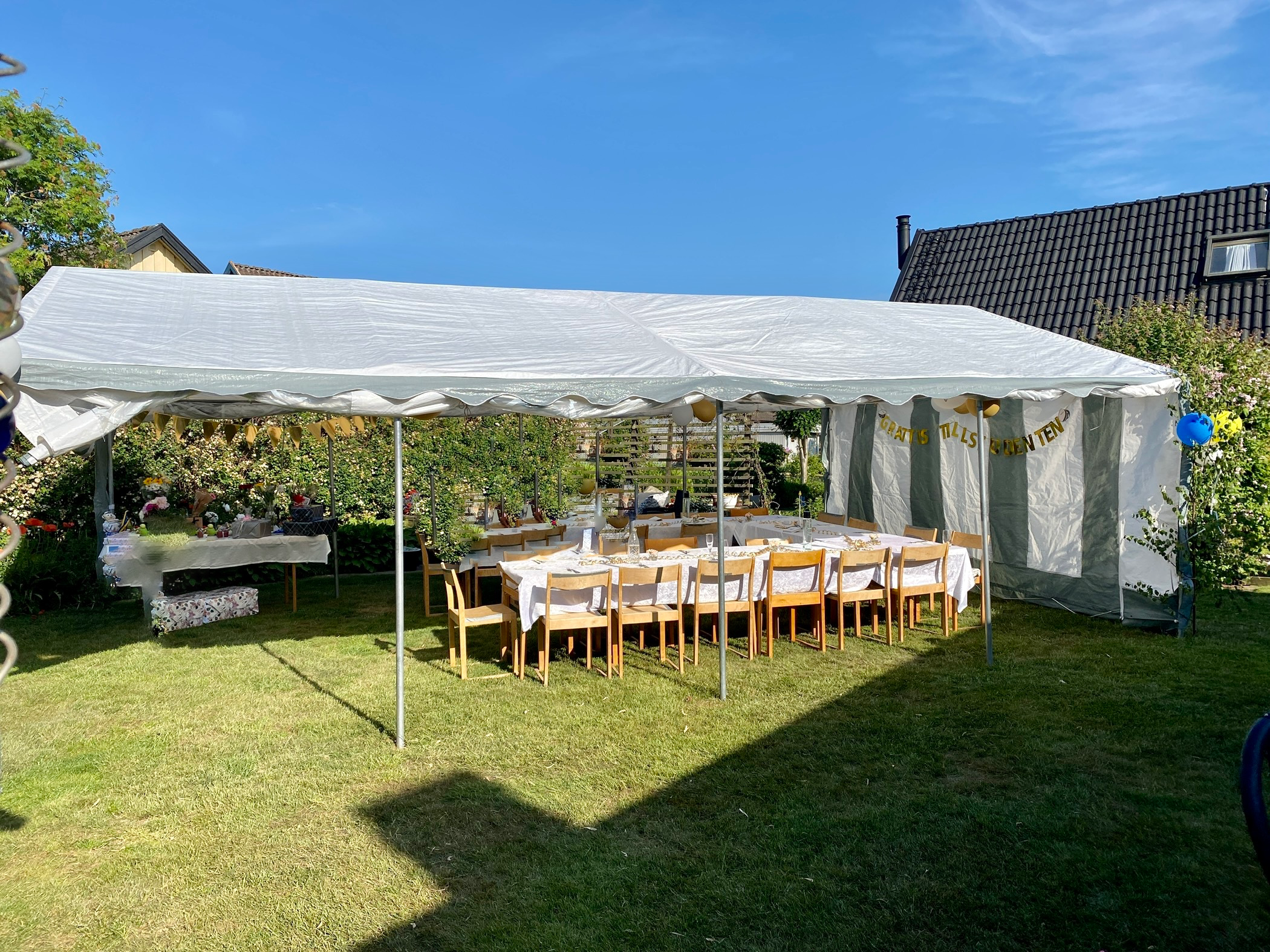 Robust partytält 5x8m