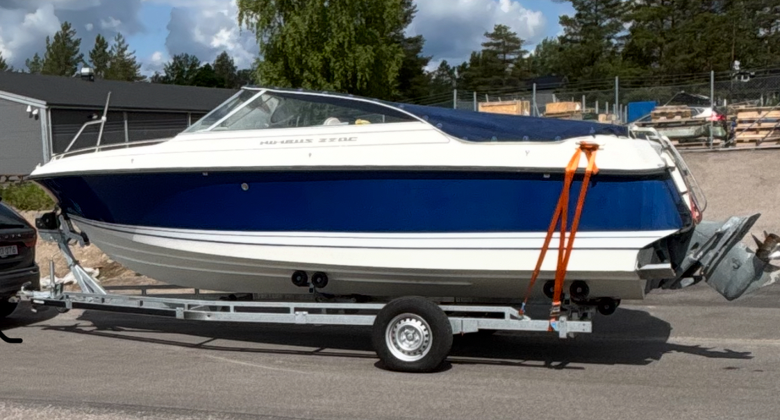 Båtsläp | båttrailer för båtar upp till 6,75m (30km/h)