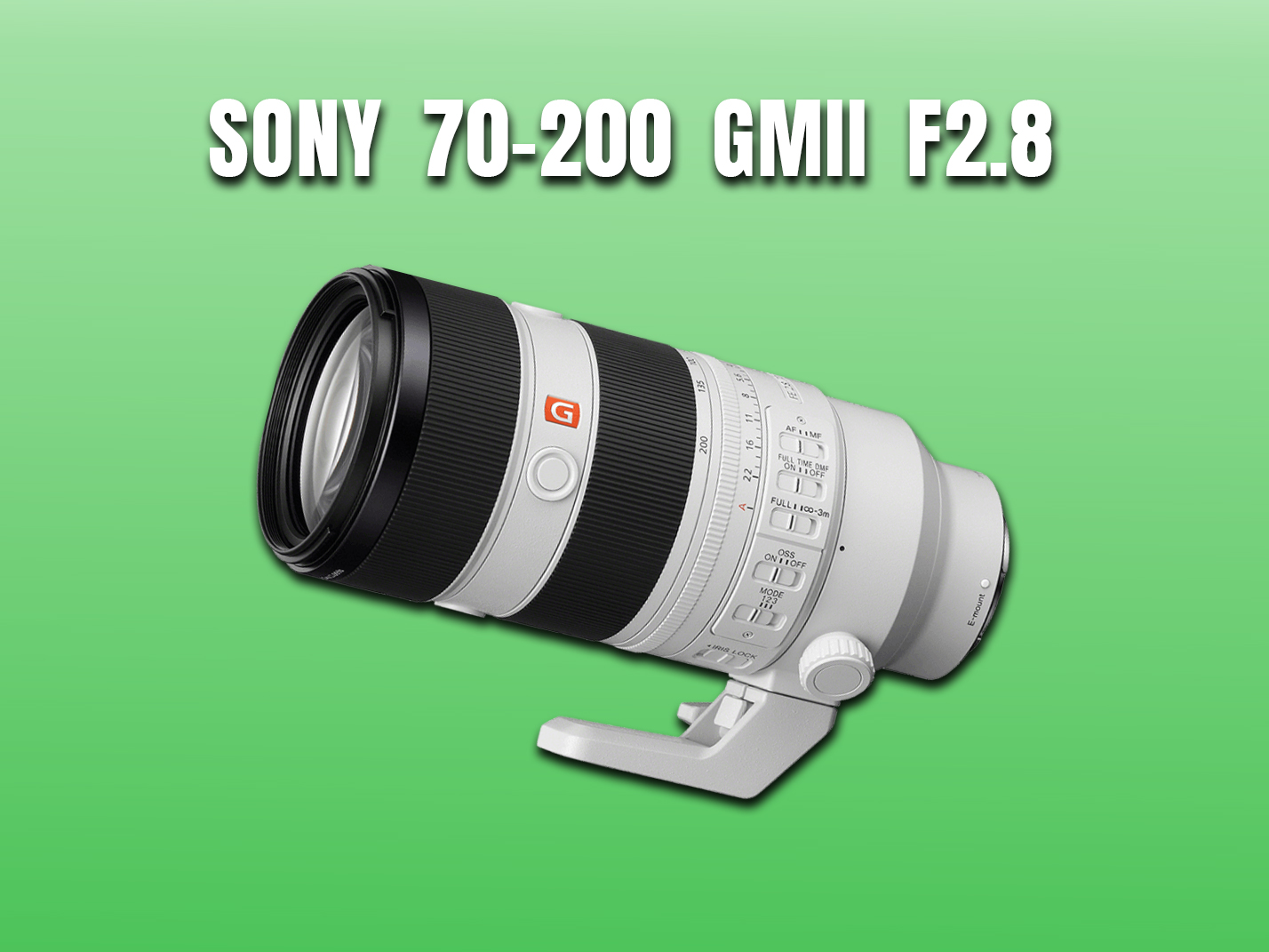 Sony 70-200mm 2.8 gmii 