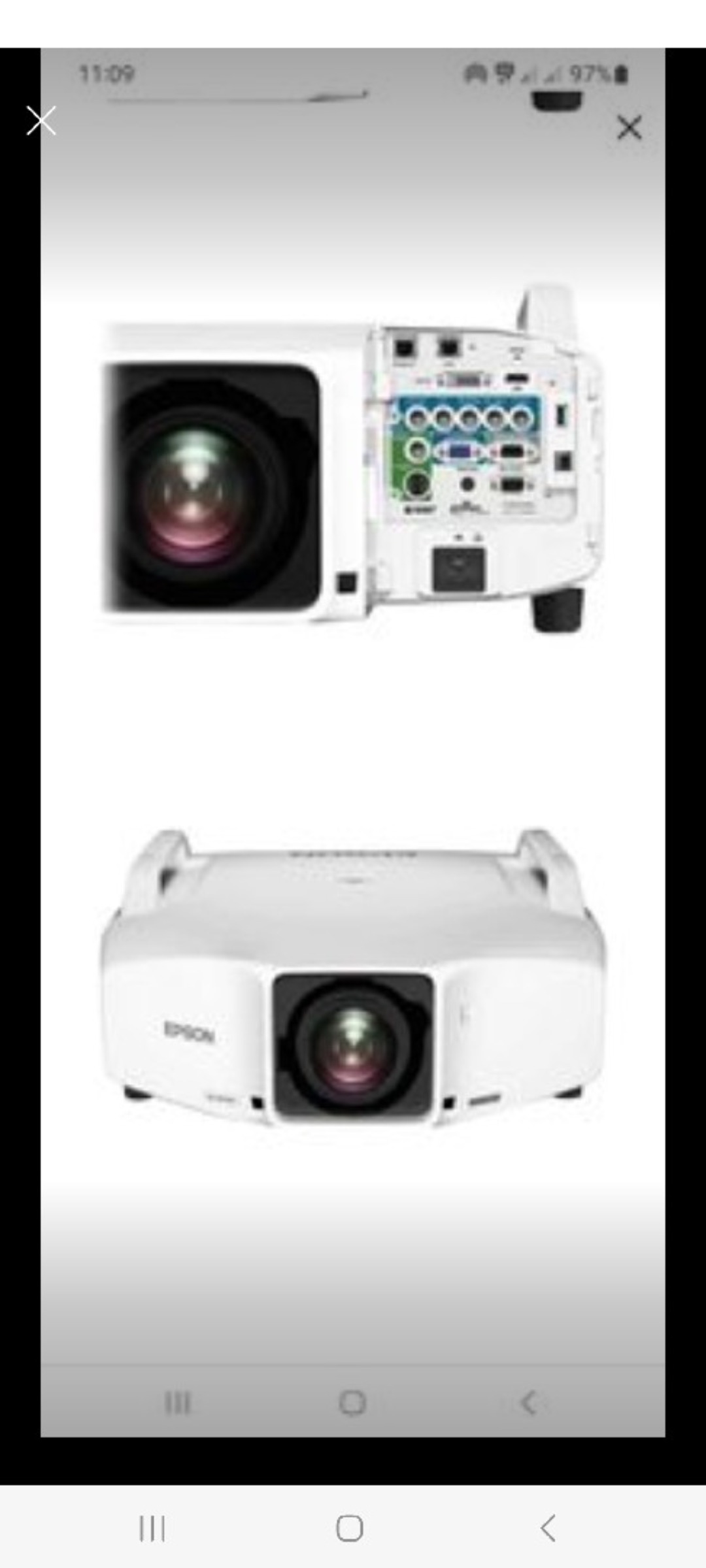 Projektor ljusstark 8700 lumen