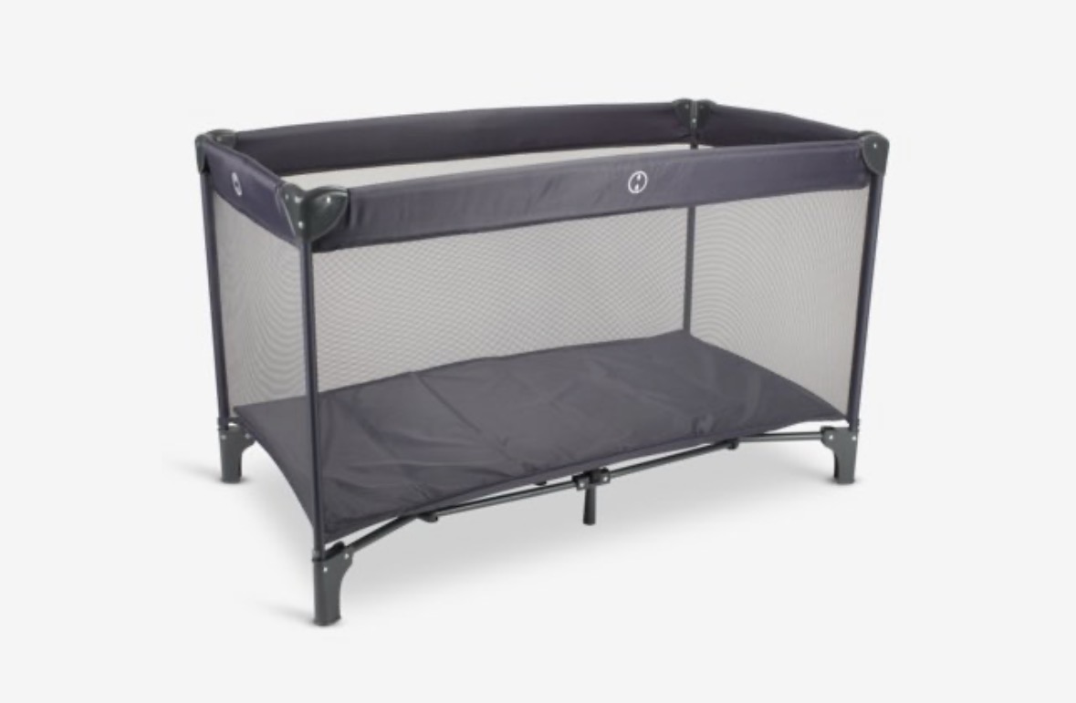 Weekendseng / weekend cot/crib + madras, lagen og babydyne