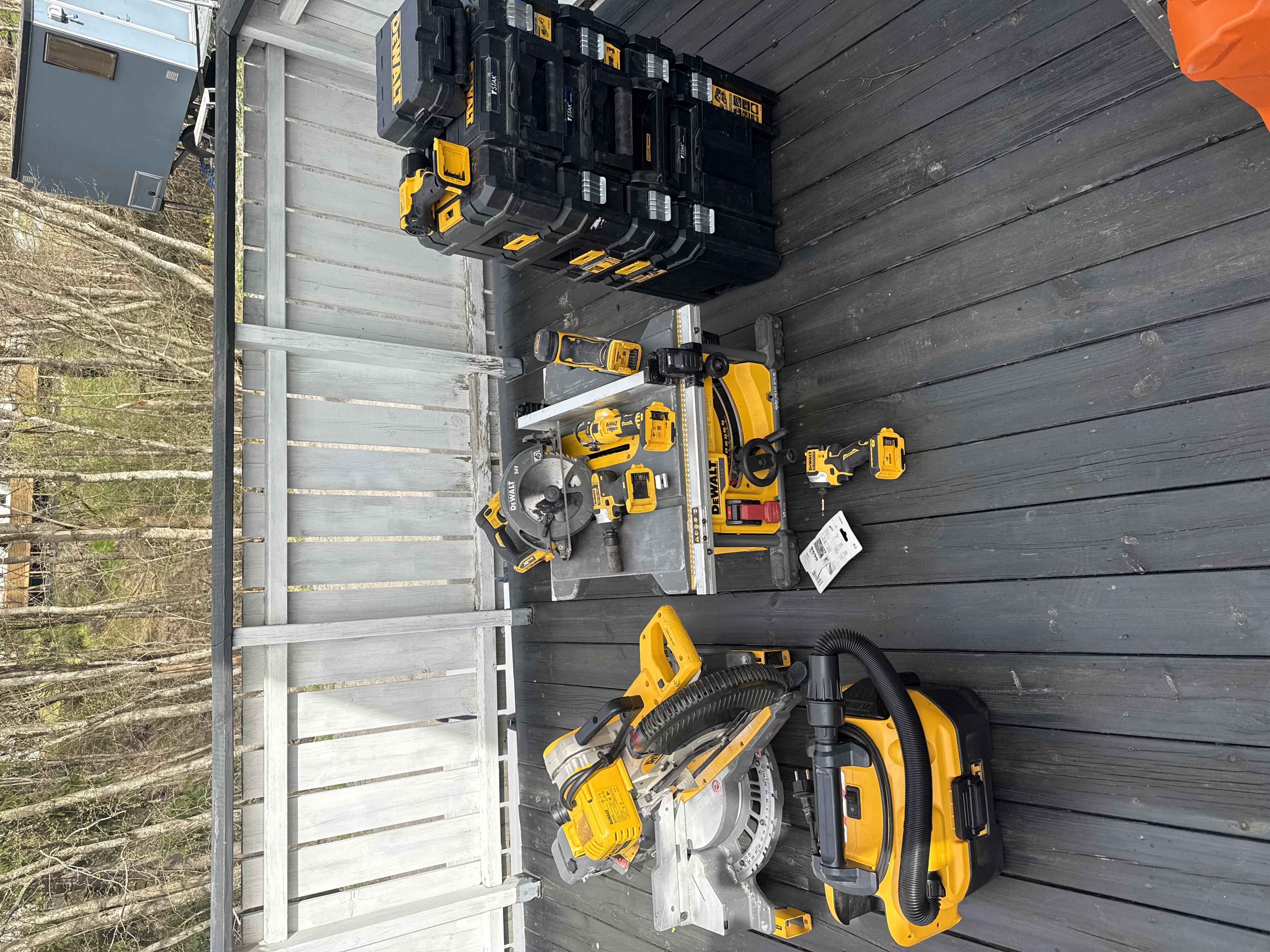 Dewalt verktøypakke – alt du trenger (batteridrevet)