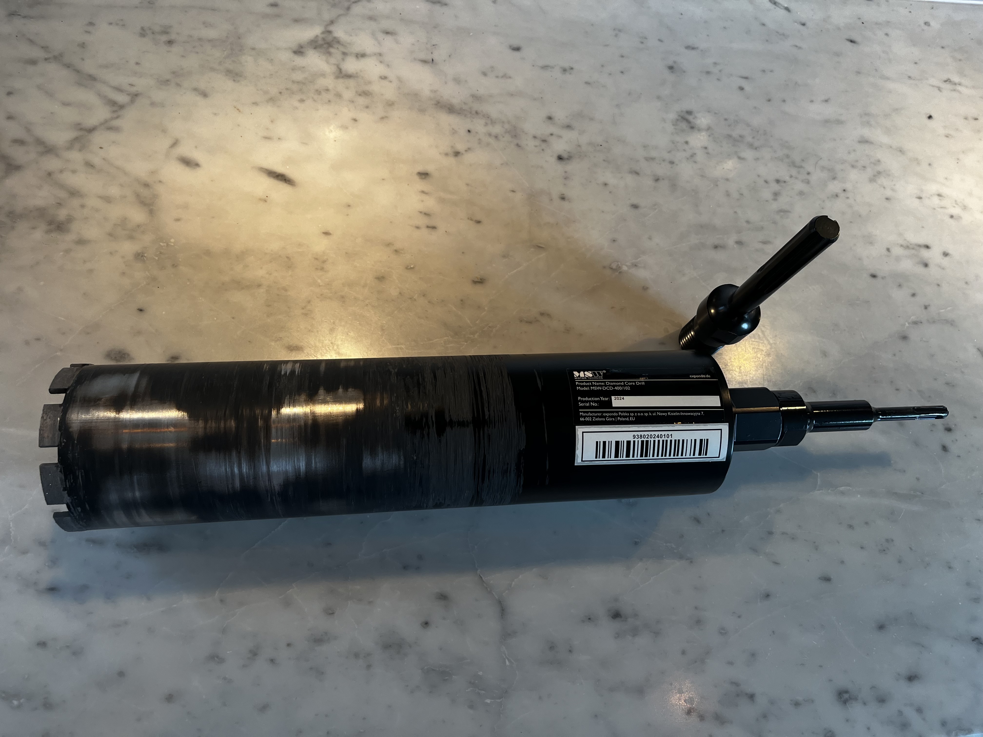 Kärnborr (diamantborr) 102 mm (diameter) - längd 400 mm