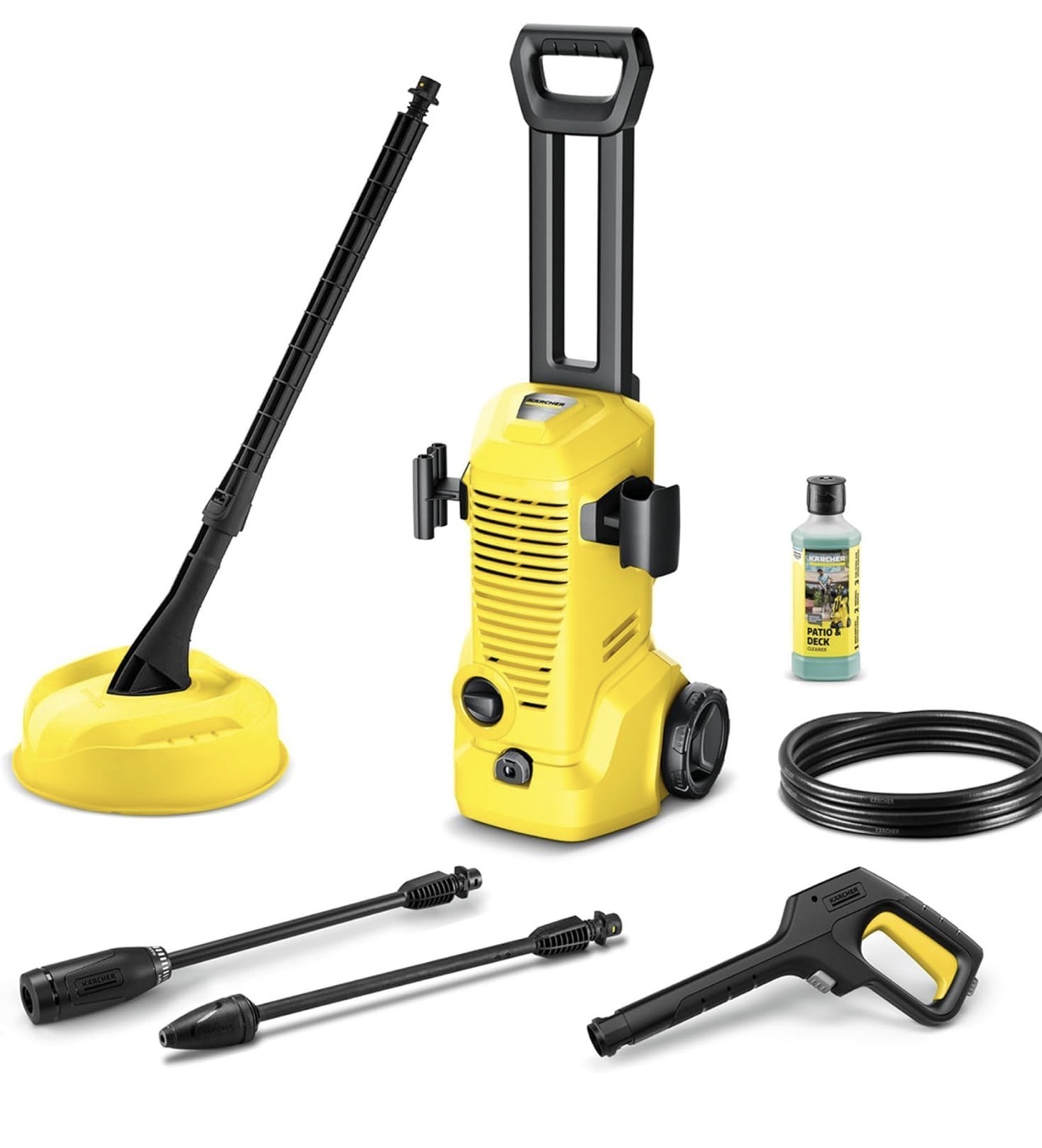 Karcher 2 wirh gun, lance and patio cleaner 
