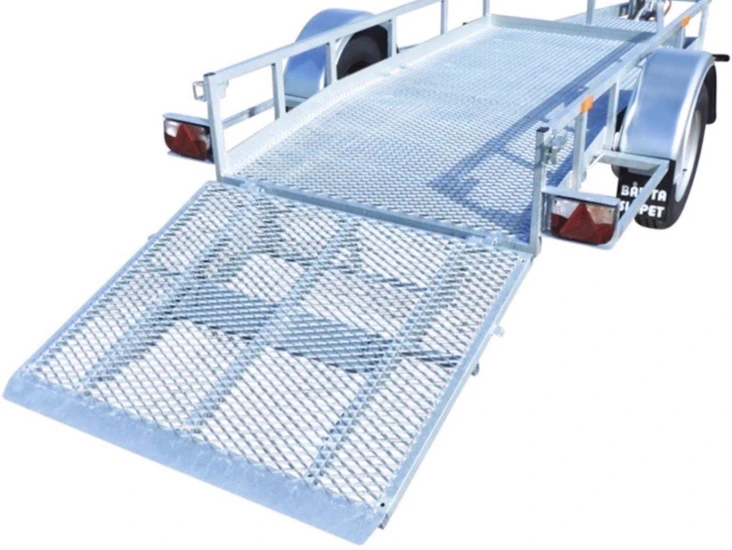 Entreprenadsläp 1500b - nedreggad 750kg